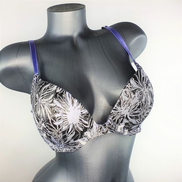 Victoria Secret Bra Dream Angels Push Up Silver - Picture 1 of 6